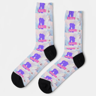 Calcetines con patrón de arquetipo visionario – Tr