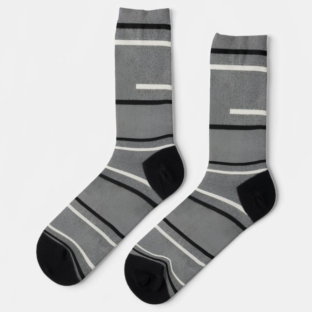 Calcetines con Patrón de Color de Moda (Izquierda)