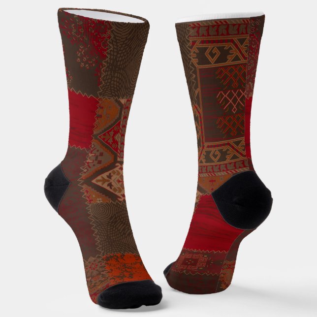 Calcetines con Patrón de Color de Moda (Angular)