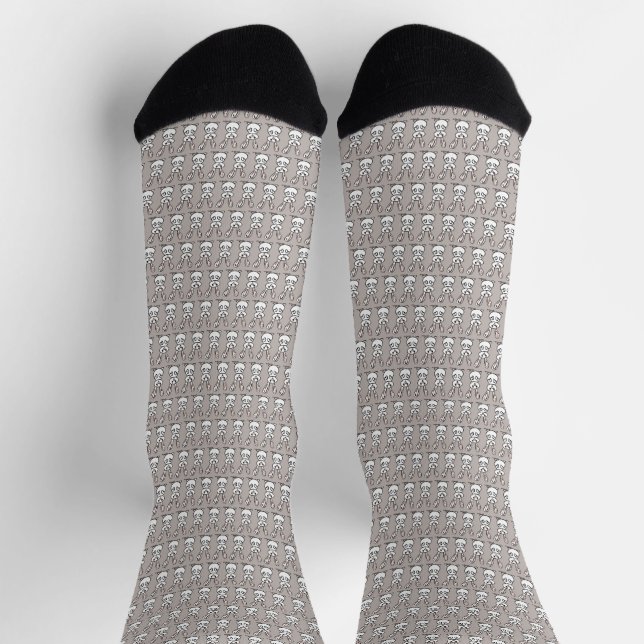 Calcetines con patrón de conejo figdewdrops (Arriba)