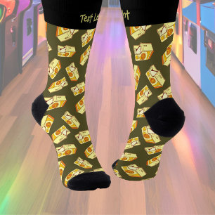 Calcetines con patrón de consola de juego de arcad