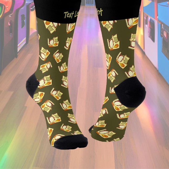 Calcetines con patrón de consola de juegos de arca (Subido por el creador)
