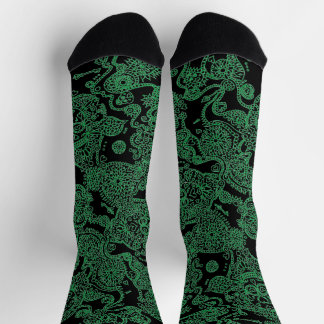 Calcetines con patrón de cráneo del Día de Muertos