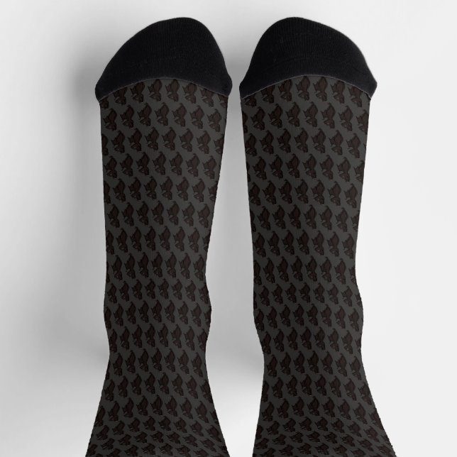 Calcetines con patrón de murciélago Blinky (Arriba)