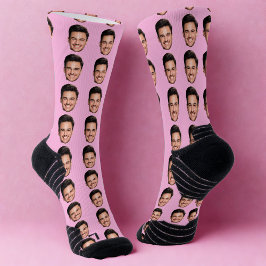 Calcetines con Rostro de Foto, Personalizados Únic