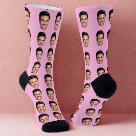 Calcetines con Rostro de Foto, Personalizados Únic