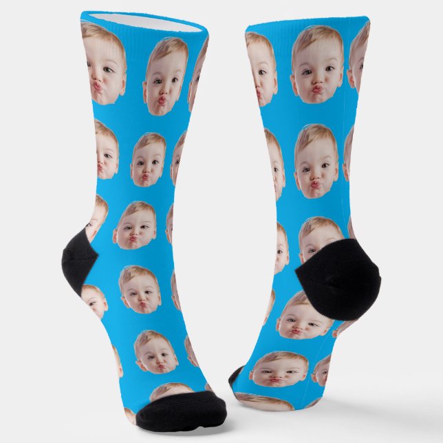 Calcetines con Rostro Personalizado Foto Calcetine (Angular)