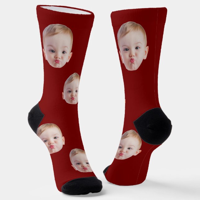 Calcetines con rostro personalizado regalo para ni (Angular)