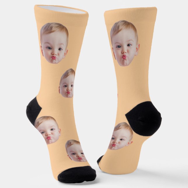 Calcetines con rostro personalizado regalo para ni (Angular)