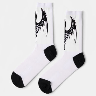 calcetines con símbolo de dragón para mujeres