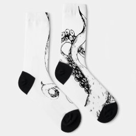 calcetines con tentáculos de pulpo