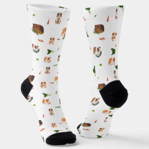Calcetines Conejillos de indias divertidos patrón de mascotas