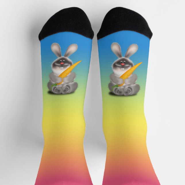 Calcetines Conejo con zócalos de garganta (Arriba)
