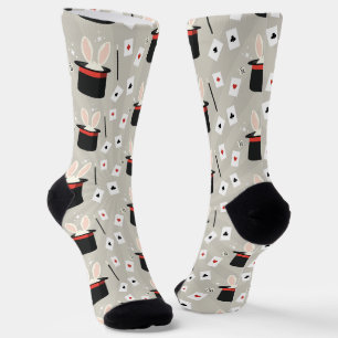 Calcetines Conejo Mago Sombrero Alto Varita