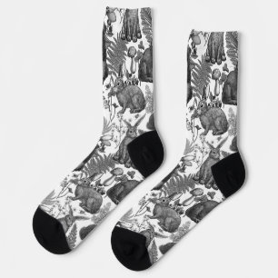 Calcetines Conejos y flora silvestre 2Socks