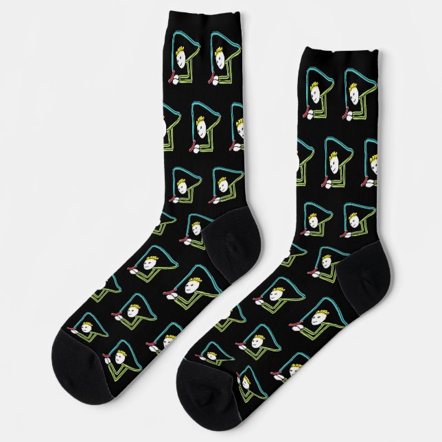 Calcetines Contorsionista Stickman (Izquierda)