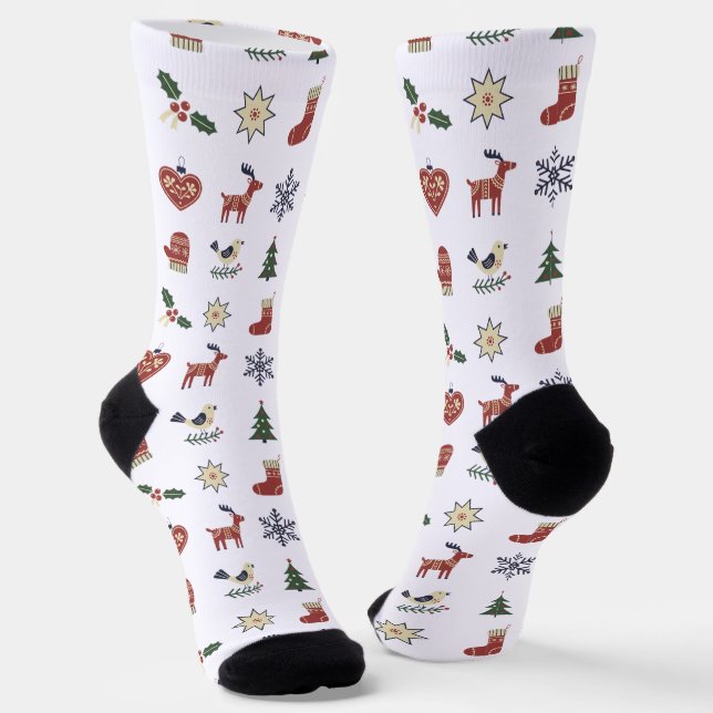 Calcetines Copo de Nieve de Navidad (Angular)