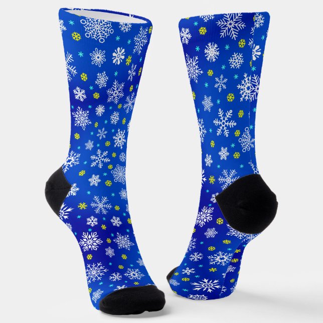 Calcetines Copo de nieve Real Marina Azul Azul moda moderna e (Angular)