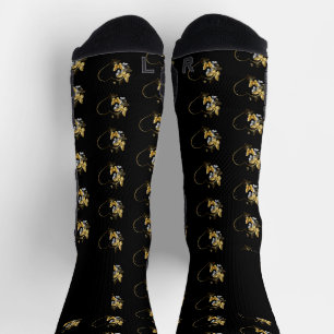 Calcetines Corazón con mariposas doradas
