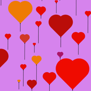 Calcetines Corazones Rojos