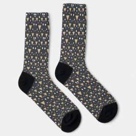 Calcetines Corbata Graphite Geometry Luxe