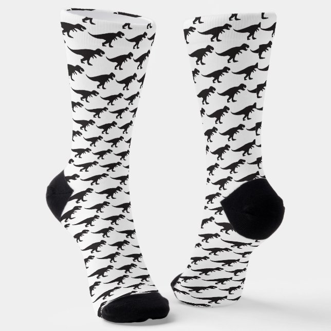 Calcetines Corbata REX - T-Rex Rey de los Dinosaurios Tiranos (Angular)