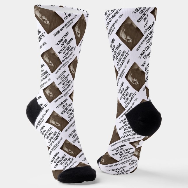 Calcetines Cosa Muerta Con La Corriente Viviendo Cosa Chester (Angular)