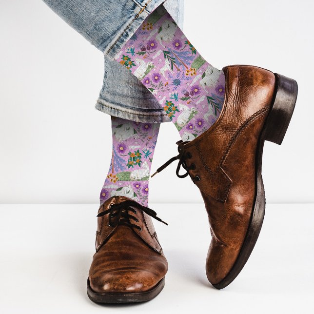 Calcetines Cowboy Willife Nature Caballo Lila (Subido por el creador)