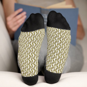 Calcetines Cozy Pattern Crew – Suave comodidad con