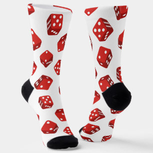 Calcetines Craps Dice Pattered