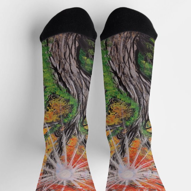 Calcetines crazy art chausettes (Arriba)