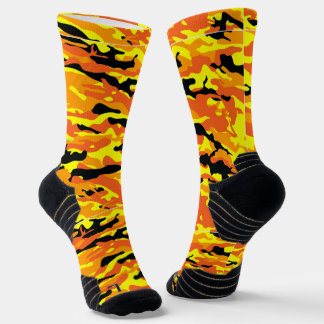 Calcetines Crazy Camouflage Naranja Socks
