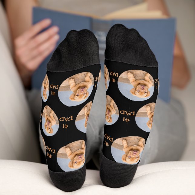 Calcetines Crea tu propia foto personalizada (Abajo)