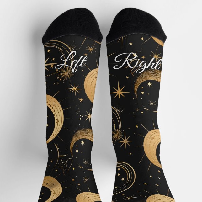 Calcetines Crea Tu Propia Media Luna Celestial (Arriba)