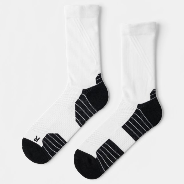 Calcetines Crea tu propio blanco personalizado  (Izquierda)