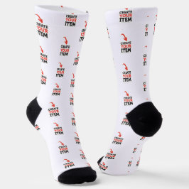 Calcetines CREA-TU-PROPIO DIY Personalizado carga tu diseño