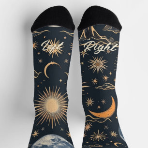 Calcetines Crea tus propios paisajes lunares celestiales