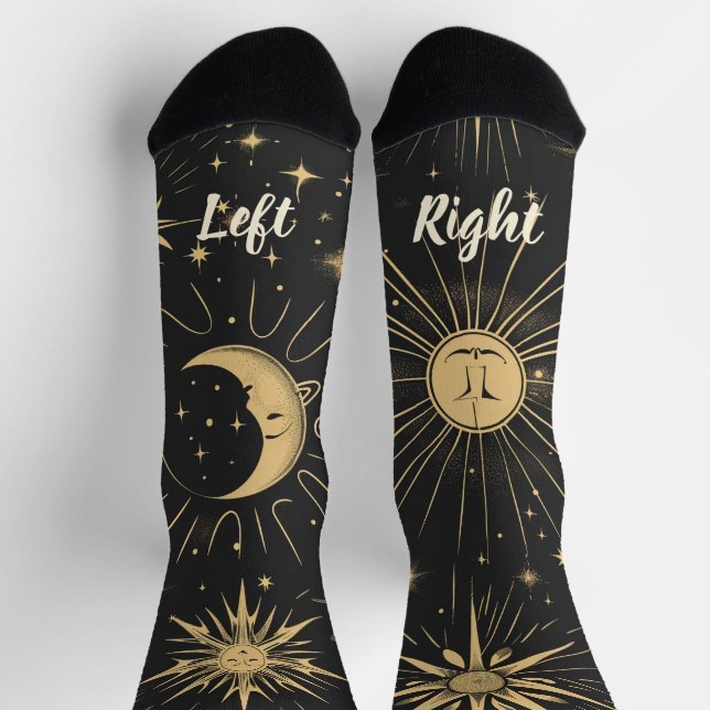 Calcetines Create Your Own Man in Moon Celestial (Arriba)