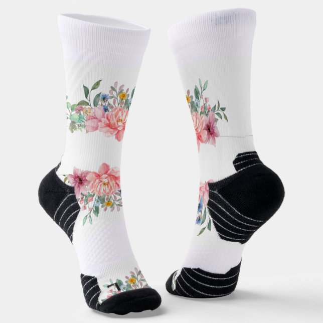 Calcetines Crew Socks Colorful Floral (Angular)