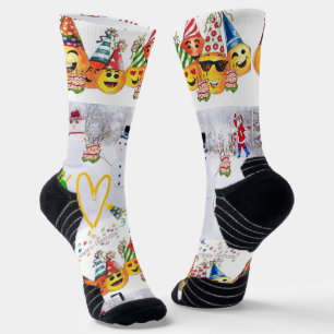Calcetines Crew Socks Feliz cumpleaños navidad