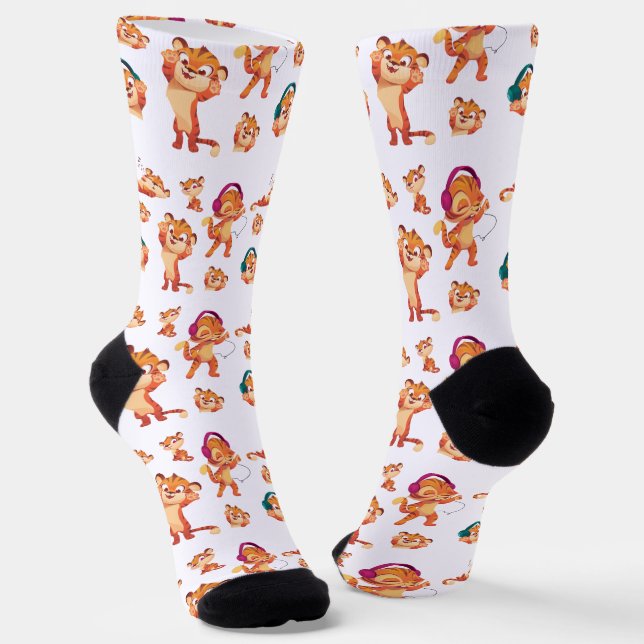 Calcetines Cría de León Adorable Salpicadura (Angular)