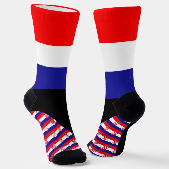 Calcetines Croacia Socks, colores de bandera croata / deporte (Angular)