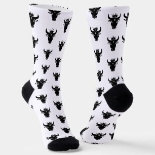 Calcetines Crypto Toro Blanco