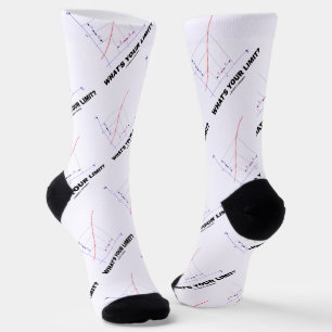 Calcetines ¿Cuál es tu límite? Función límite Humor geek