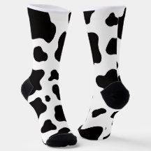 Cuero de vaca falso negro y blanco