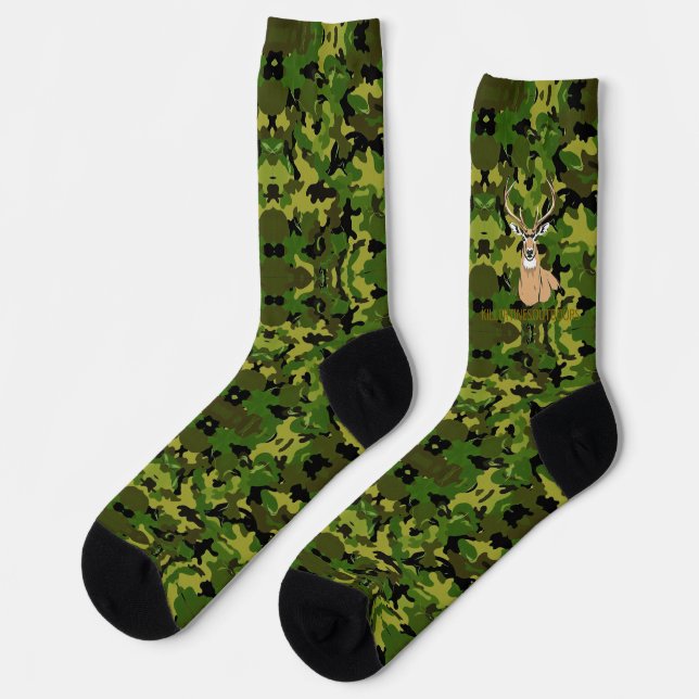 Calcetines Custom camo whitetail crew socks (Izquierda)
