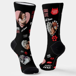 Calcetines Custom Cat Socks Gift for Pet Lovers - Cat Photos