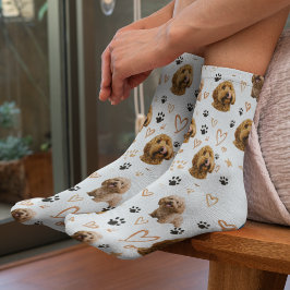 Calcetines Custom Dog Photo – Valentine Gift for Dog Lover