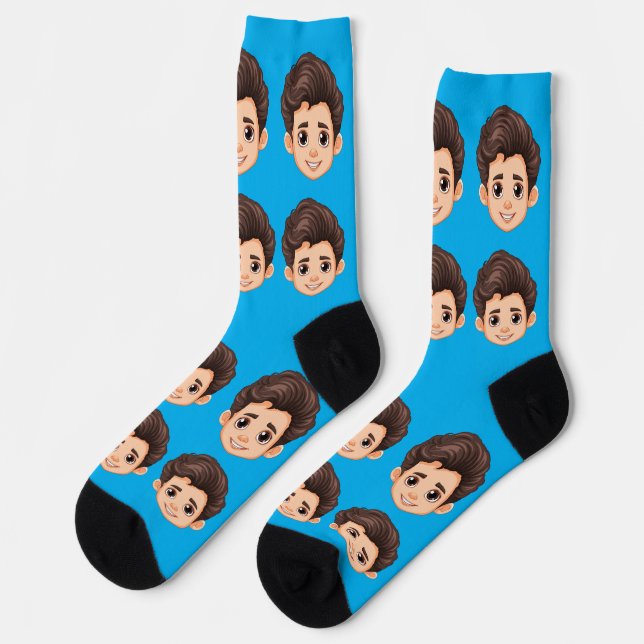 Calcetines Custom Face Personalized Photo Picture  (Izquierda)