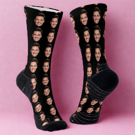 Calcetines  Custom Face Socks, Personalized Photo Picture